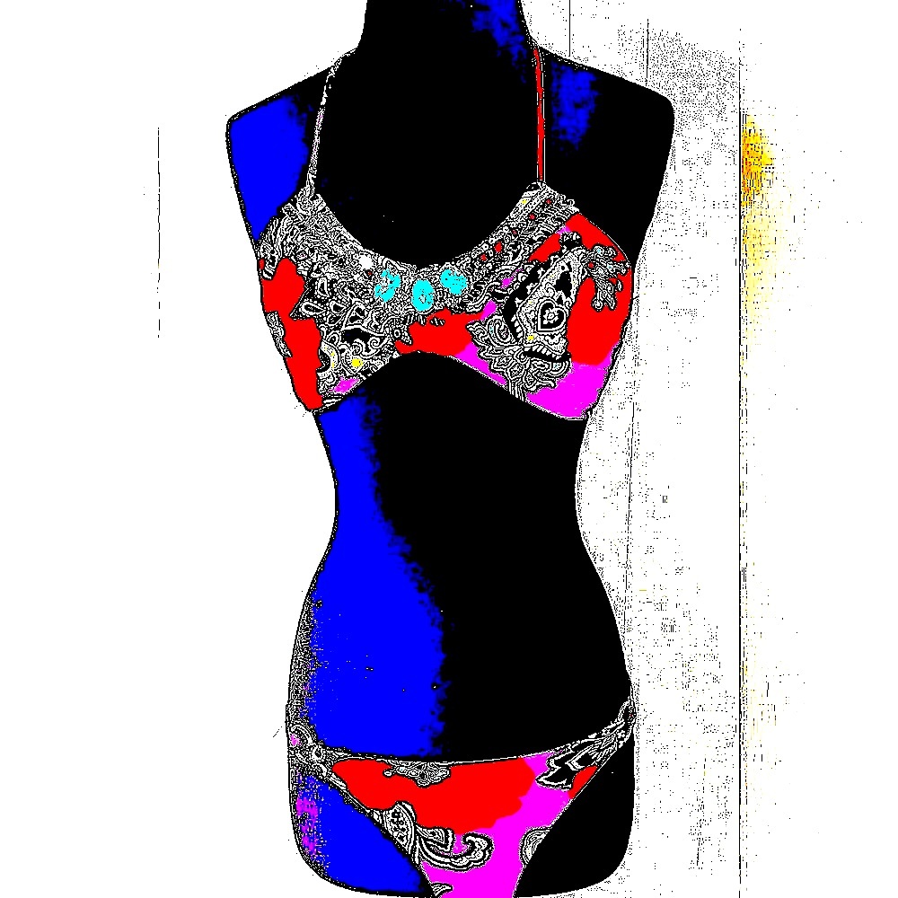 Victoria’s Secret bikini size small top and bottom.  Worn a few times like new!